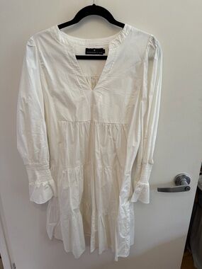 Tuckernuck Pomander Place white cotton Kenzo dress